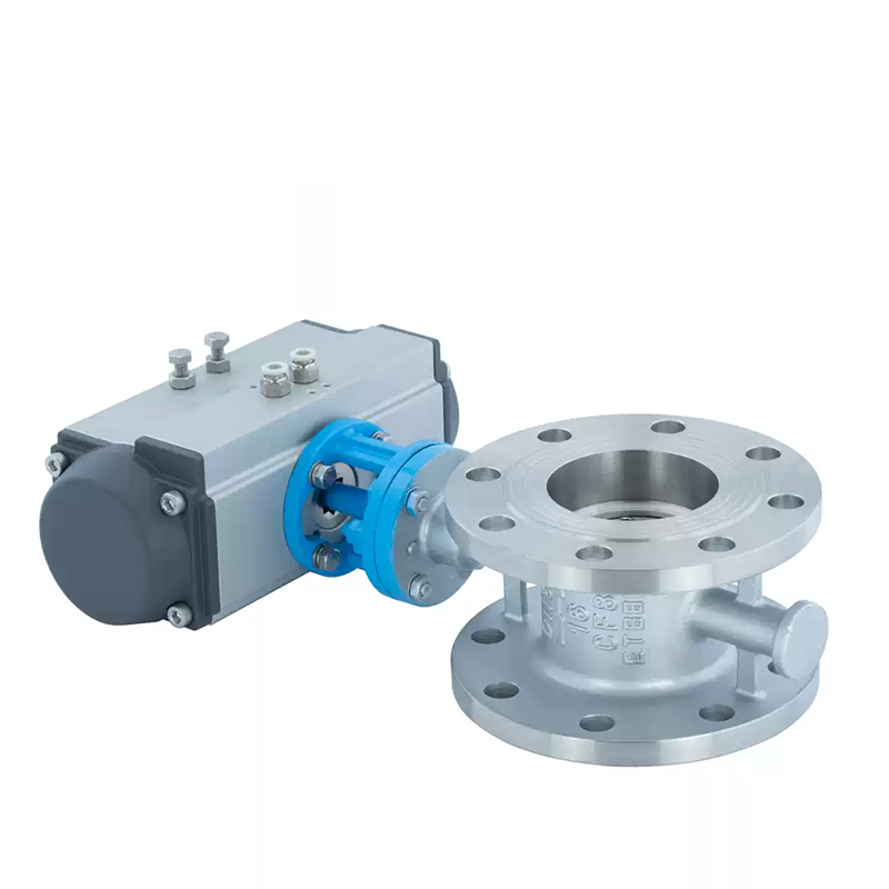 Pneumatic Hard Seal Flange Butterfly Valve triple eccentric